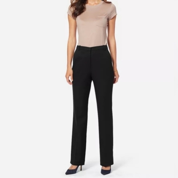 Pendleton Pants - Pendleton Women's Seasonless Wool Straight Leg Trouser Pants Black Size 10